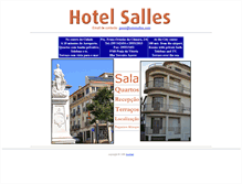 Tablet Screenshot of hotelsalles.com
